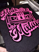 3D Super Puff Heat Transfer Vinyl - Neon Pink