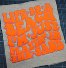 3D Super Puff Heat Transfer Vinyl - Neon Orange