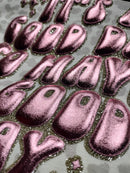 3D Super Puff Heat Transfer Vinyl - Metallic Rose Gold