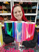 Orange Opal Permanent Adhesive Vinyl