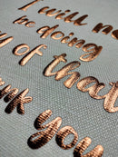 3D Super Puff Heat Transfer Vinyl - Metallic Orange