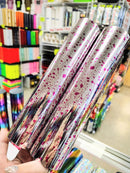 Pink Splatter Chrome VTS Holographic Pattern HTV | Heat Transfer Vinyl | Holographic Pattern HTV