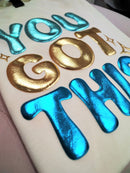 3D Super Puff Heat Transfer Vinyl | Puff Vinyl | Puff HTV | Puff - Chrome Gold