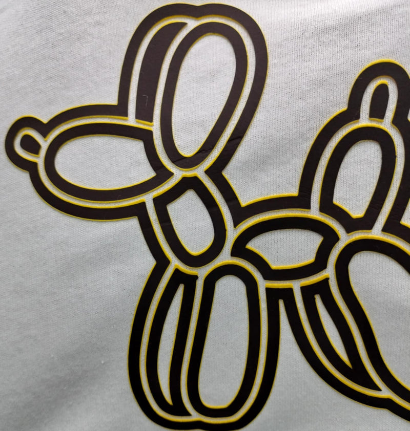 VTS Super Pop 700 Heat Transfer Vinyl | Thick HTV | Raised 3D Foam | 2 Tone Vinyl  - Dark Brown & Yellow