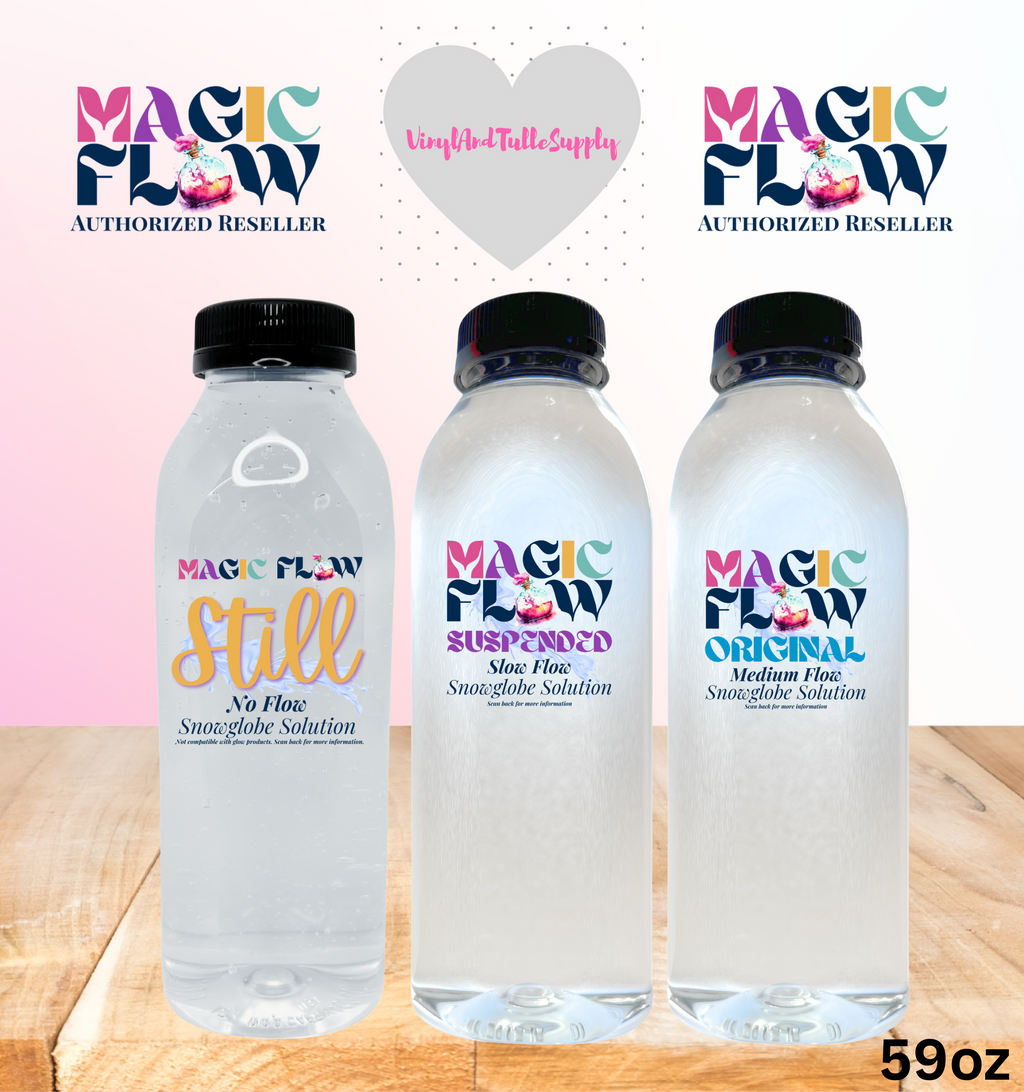 Magic Flow Magic Flow™ Snow Globe Solution Bundle 59oz | Premixed Snowglobe Tumbl