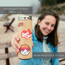 VTS Inkjet Printable Vinyl Clear Waterproof | Matte Printable Permanent Adhesive Vinyl | Sticker Paper