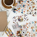 Chicken UV DTF Stickers | UV Direct to Film | UV Stickers | 16oz tumbler wraps  | 10 Pack