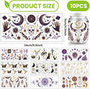 Celestial  UV DTF Stickers | UV Direct to Film | UV Stickers | 16oz tumbler wraps  | 10 Pack (Copy)