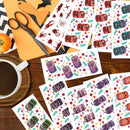 Caffeine Queen UV DTF Stickers | UV Direct to Film | UV Stickers | 16oz tumbler wraps  | 10 Pack