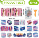 Brush Stroke Watercolor Backgrounds UV DTF Stickers | UV Direct to Film | UV Stickers | 16oz tumbler wraps  | 10 Pack