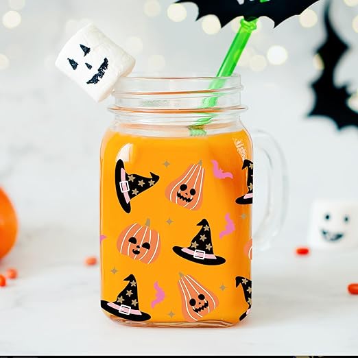 Too Groovy Halloween  UV DTF Stickers | UV Direct to Film | UV Stickers | 16oz tumbler wraps  | 8 Pack