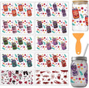 Caffeine Queen UV DTF Stickers | UV Direct to Film | UV Stickers | 16oz tumbler wraps  | 10 Pack