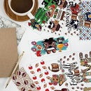 Football DTF Stickers | UV Direct to Film | UV Stickers | 16oz tumbler wraps  | 10 Pack