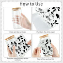 Black Coquette UV DTF Stickers | UV Direct to Film | UV Stickers | 16oz tumbler wraps  | 10 Pack