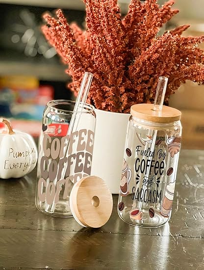 Coffee Love DTF Stickers | UV Direct to Film | UV Stickers | 16oz tumbler wraps  | 10 Pack