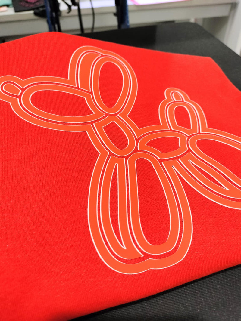 VTS Super Pop 700 Heat Transfer Vinyl | Thick HTV | Raised 3D Foam | 2 Tone Vinyl  - White and Orange