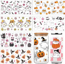 Too Groovy Halloween  UV DTF Stickers | UV Direct to Film | UV Stickers | 16oz tumbler wraps  | 8 Pack