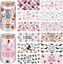 Cute N' Spooky UV DTF Stickers | UV Direct to Film | UV Stickers | 16oz tumbler wraps  | 12 Pack