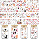 Too Groovy Spooky UV DTF Stickers | UV Direct to Film | UV Stickers | 16oz tumbler wraps  | 12 Pack