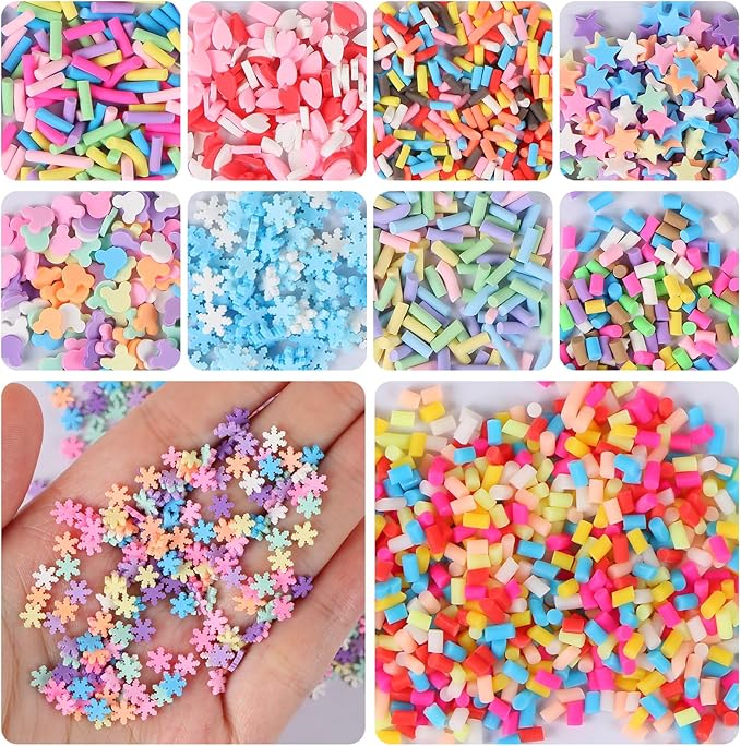 Snow Globe Charms | Clay Charms | Set B