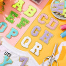 Chenille Iron On Letter Patches