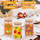 Fruit UV DTF Stickers | UV Direct to Film | UV Stickers | 16oz tumbler wraps  | 10 Pack