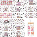 Retro Spooky UV DTF Stickers | UV Direct to Film | UV Stickers | 16oz tumbler wraps  | 15 Pack