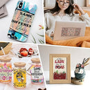 Leopard Print Girlie DTF Stickers | UV Direct to Film | UV Stickers | 16oz tumbler wraps  | 10 Pack