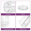 16oz Clear Plastic Snow Globe Cups | Snowglobe Tumblers