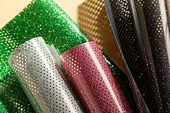 VTS Mesh Glitter HTV | Mesh Glitter Heat Transfer Vinyl 20" - Green