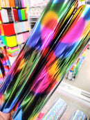Rainbow Camo VTS Holographic Pattern HTV | Heat Transfer Vinyl | Holographic Pattern HTV