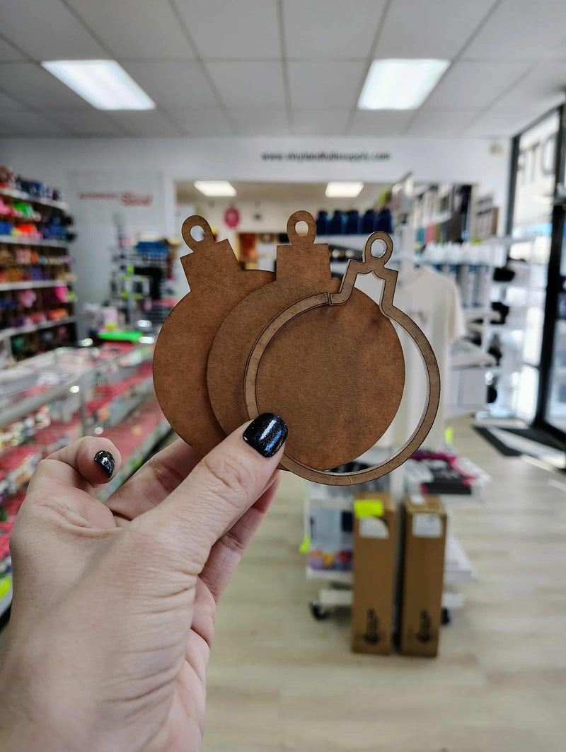 Snowglobe Ornament Kit | Fillable Acrylic Blanks | Car Mirror Charms