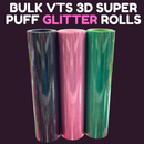 BULK Glitter VTS 3D Super Puff | Heat Transfer Vinyl | Puff HTV | Puff Vinyl