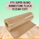 VTS Super Bling Rhinestone Flock 12" | Rhinestone Template Flock Vinyl - Tan