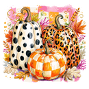 Direct to Film Transfer  | DTF Prints | Direct to Film Transfer  - Checkers & Pumpkins