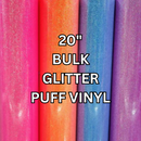 Glitter Puff Vinyl HTV 20" - VTS 3D Super Puff