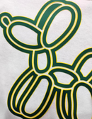 VTS Super Pop 700 Heat Transfer Vinyl | Thick HTV | Raised 3D Foam | 2 Tone Vinyl  - Green & Yellow