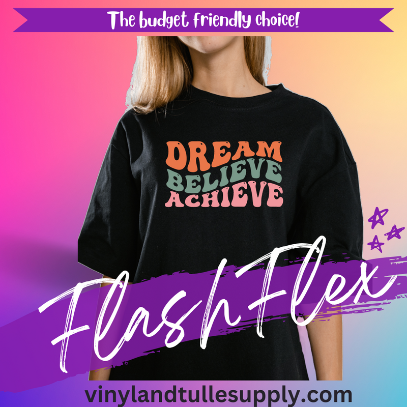 VTS FlashFlex Heat Transfer Vinyl | HTV - Red