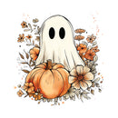 Direct to Film Transfer - Fall Ghost