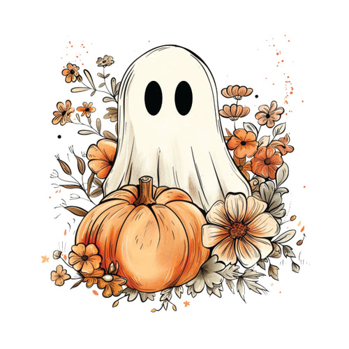 Direct to Film Transfer - Fall Ghost
