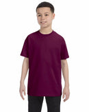 Gildan Youth T-Shirts | Blank Kids Shirt Cotton - Maroon