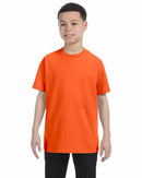 Gildan Youth T-Shirts | Blank Kids Shirt Cotton - Orange