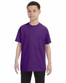 Gildan Youth T-Shirts | Blank Kids Shirt Cotton - Purple