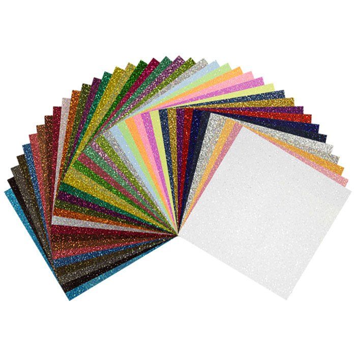 Siser Glitter HTV | Heat Transfer Vinyl | 1 of Every Color Bundle | 56 Colors