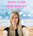 Snow Globe Head Band Ears Kit | Fillable Acrylic Blanks | Head band Accessories