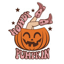 Direct to Film Transfer - Howdy Pumpkin