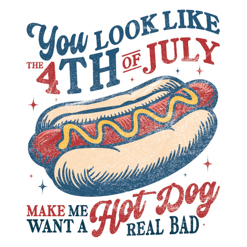 Direct to Film Transfer | DTF Prints | Direct to Film Transfer - You look like the 4th of July