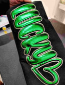 Puff Vinyl HTV 20" - VTS 3D Super Puff | Metallic Green