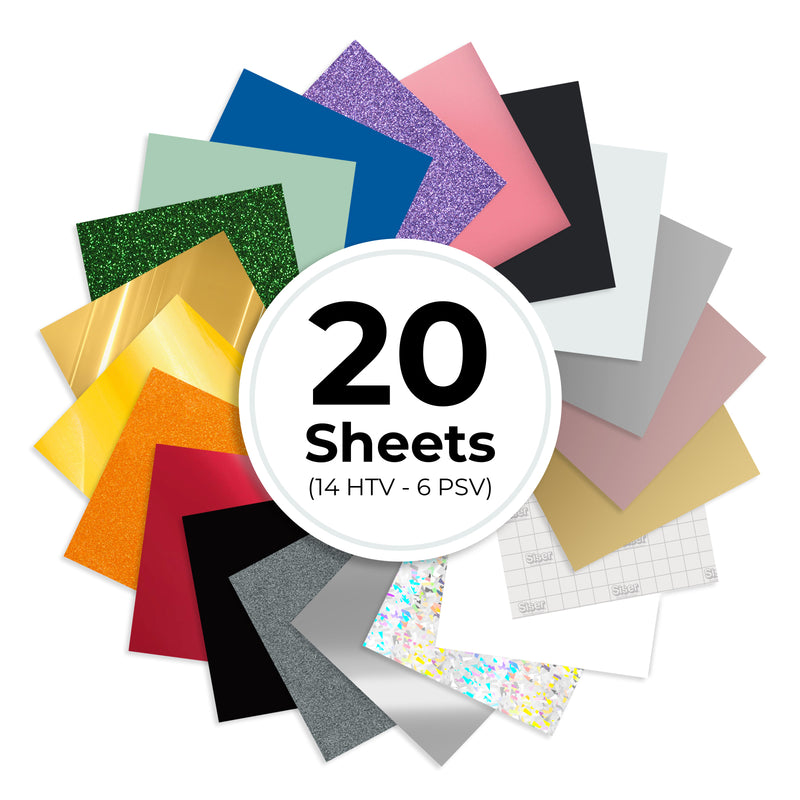 Siser 20 Sheet Bundle | Siser Sale Bundle