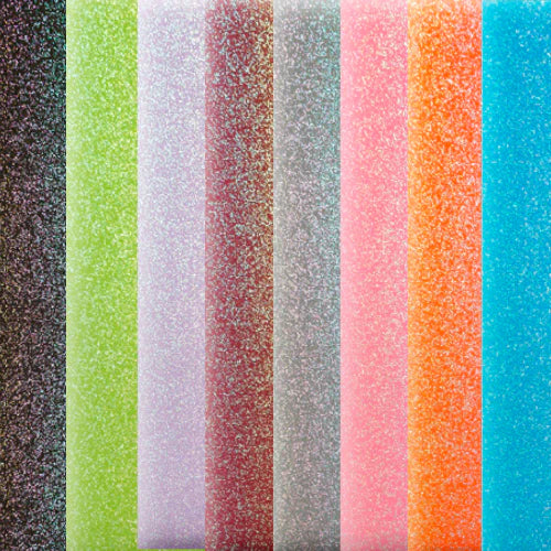 Siser Easy Puff Glitter HTV | Glitter Puff HTV - 1 of Every Color Bundle ( 8 Colors)